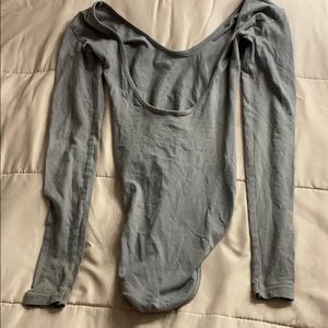 Purple American apparel bodysuit